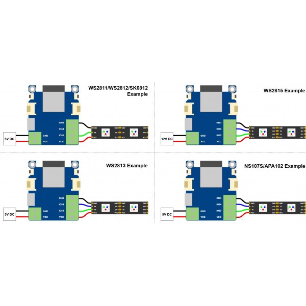 Universele Digitale LED Strip Controller - ESP32-S3