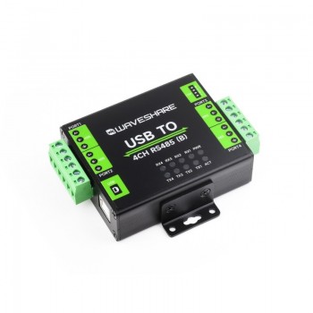 Waveshare Industriële Geïsoleerde USB naar 4-CH RS485 Converter (B) - CH344L