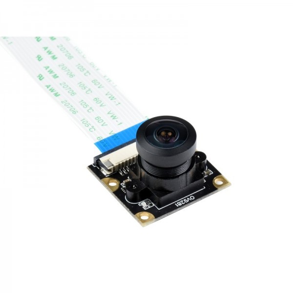 Waveshare OV9281 Monochrome Global Shutter Camera Module for Raspberry Pi - CSI - 1MP - 160°