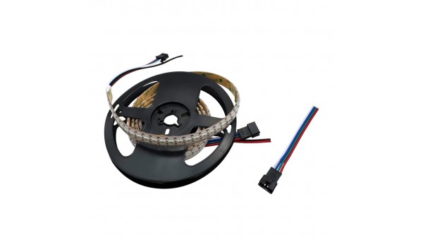 WorldSemi WS2815B Digital 5050 RGB LED Strip - IP65 - White - 144 LEDs 1m