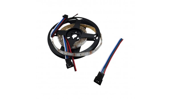 WorldSemi WS2815B Digital 5050 RGB LED Strip - IP65 - White - 30 LEDs 1m