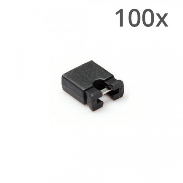 2P Jumper - with Notch - 100 pieces