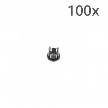 5mm LED Houder - Plastic - 100 stuks