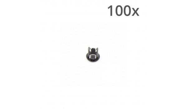 5mm LED Houder - Plastic - 100 stuks