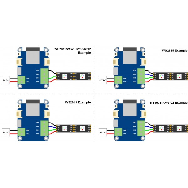 Universal Digital LED Strip Controller V2 - ESP32-S3