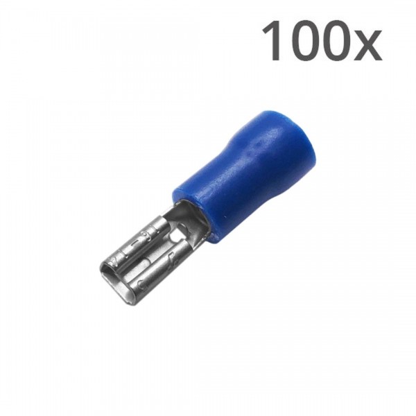 Vlaksteker Kabelschoen Female - 1.5-2.5mm² - 2.8x0.5mm - 100 stuks