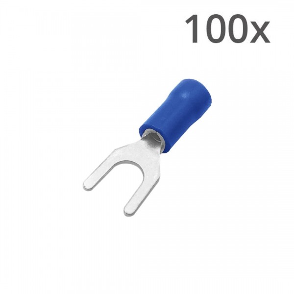 Fork Cable Lug - 1.5-2.5mm² - M4 - 100 pieces