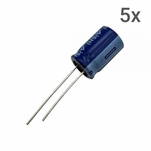 AISHI Elektrolytische Condensator - 470uF 25V - 5 stuks