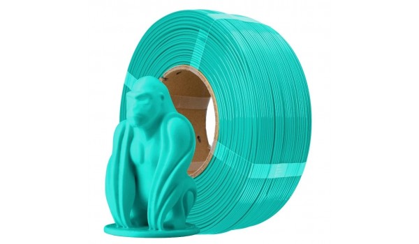AzureFilm Refill PETG Hyper Speed Filament 1.75mm - 1kg - Turquoise Blauw