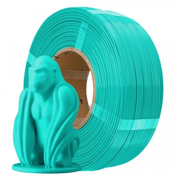 AzureFilm Refill PETG Hyper Speed Filament 1.75mm - 1kg - Turquoise Blauw