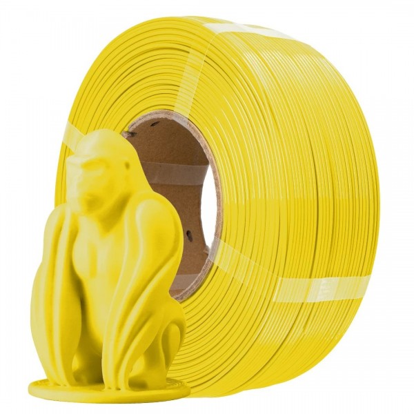 AzureFilm Refill PETG Hyper Speed Filament 1.75mm - 1kg - Geel