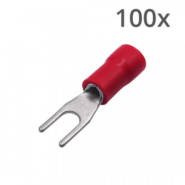 Vorkkabelschoen - 0.5-1.5mm² - M3 - 100 stuks