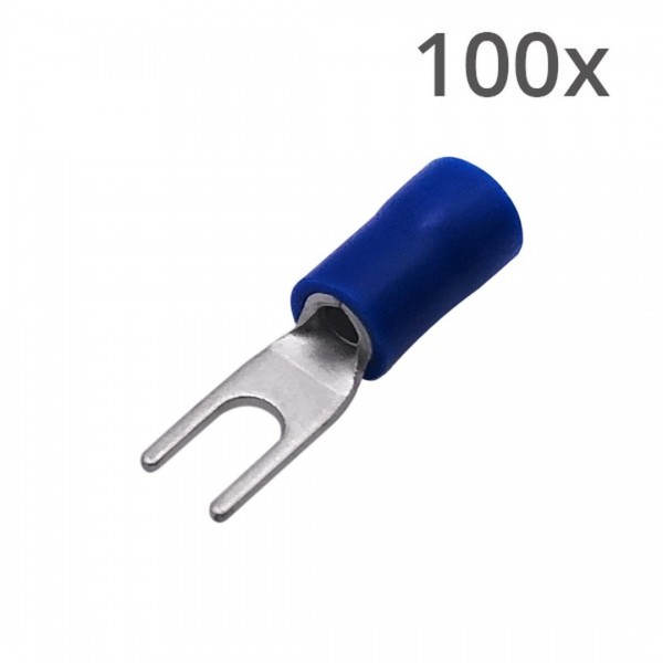 Fork Cable Lug - 1.5-2.5mm² - M3 - 100 pieces