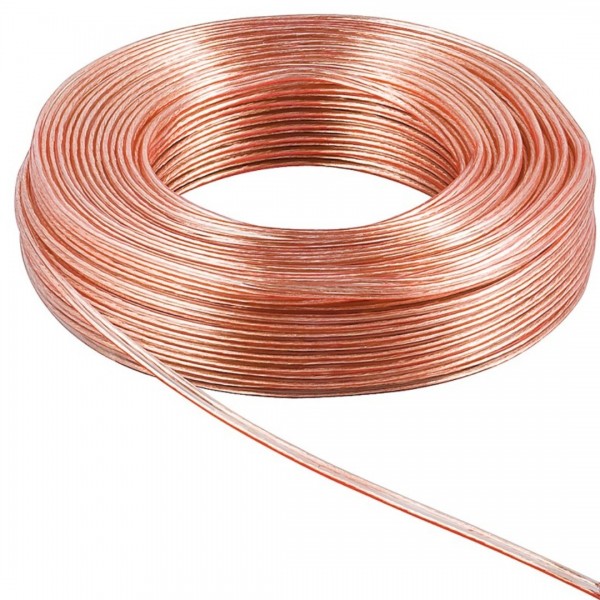 Goobay 15122 Speaker Cable - Transparent - 0.75mm² - 10m