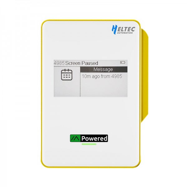 Heltec MeshPocket Qi2 Power Bank 5000mAh - nRF52840 - SX1262 LoRa 868MHz - Yellow