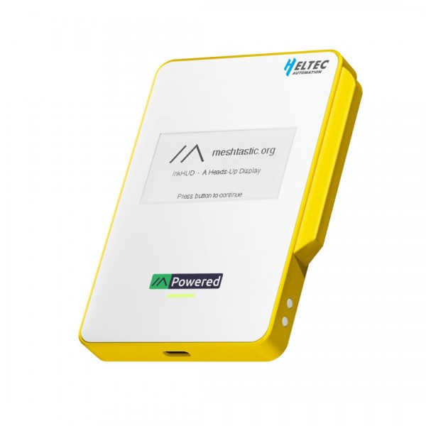 Heltec MeshPocket Qi2 Powerbank 5000mAh - nRF52840 - SX1262 LoRa 868MHz - Geel