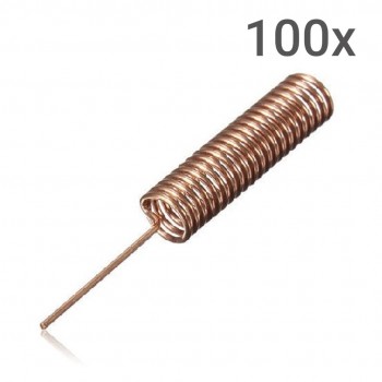Kexin 433MHz Veerantenne - 13mm Pinlengte - 100 stuks