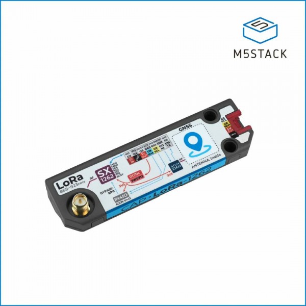 M5Stack Cap LoRa-1262 - for Cardputer Adv - SX1262 LoRa 868MHz - ATGM336H GNSS