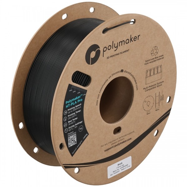 Polymaker HT-PLA Pro Filament 1.75mm - 1kg - Zwart