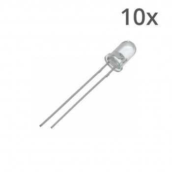 RGB LED - 5mm Helder - Knipperend - 10 stuks
