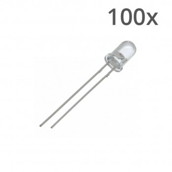 RGB LED - 5mm Helder - Knipperend - 100 stuks