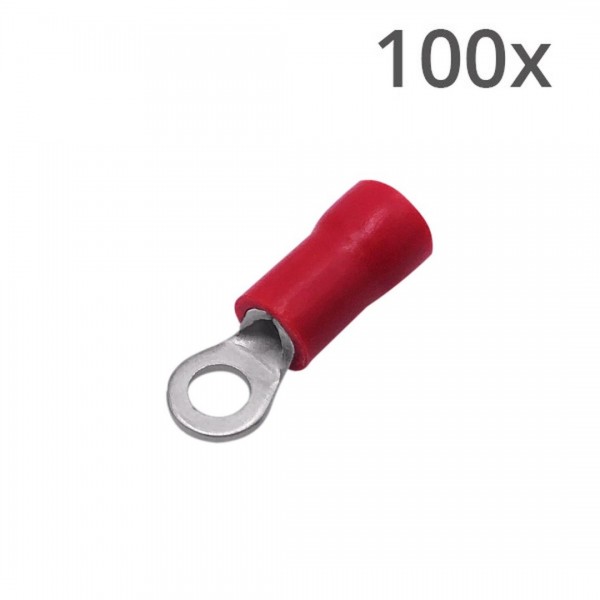 Ringkabelschoen - 0.5-1.5mm² - M3 - 100 stuks