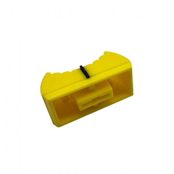 Slide Potentiometer Knob Yellow-Black - 4mm