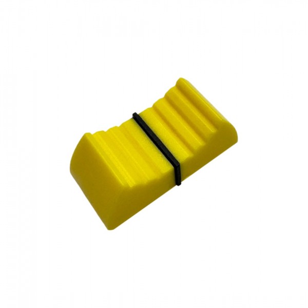 Slide Potentiometer Knob Yellow-Black - 4mm