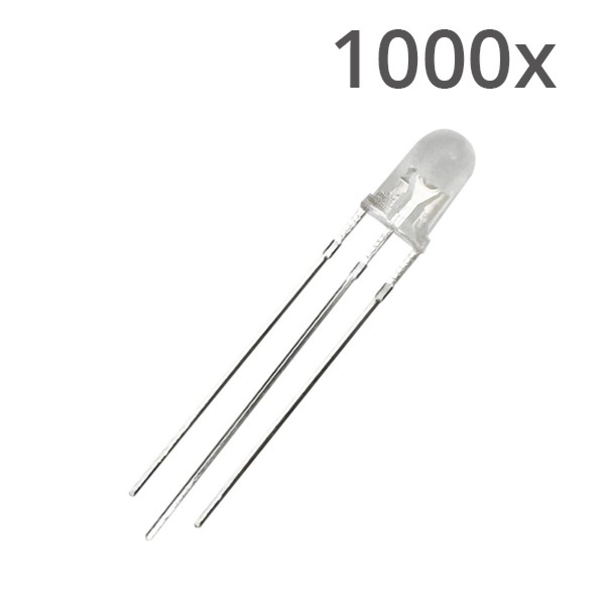 Rg Led Cathode Tuozhan RG Red and Green LED - 5mm Clear - Common Cathode - 1000 pieces ...