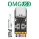 Unexpected Maker OMGUSB - USB-C Breakout Board voor OMGS3