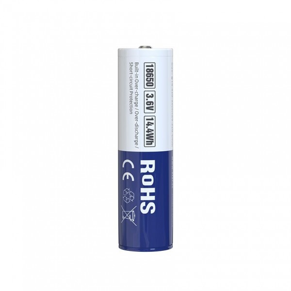 XTAR 18650 Li-ion Battery with with Protection Circuit - 4000mAh - 10A