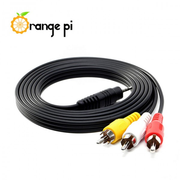 Orange Pi Audio Video 3.5mm to RCA cable