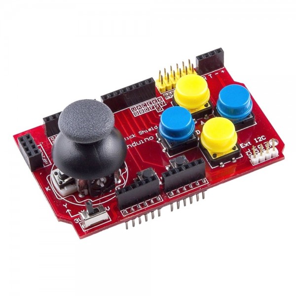 Joystick Shield met NRF24 en Bluetooth adapter