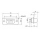 DB9 RS232 Connector Female