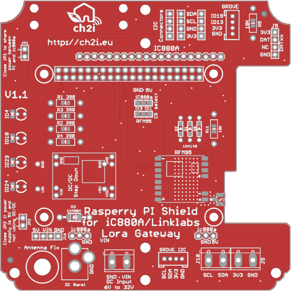 Things Network LoRa Gateway PCB