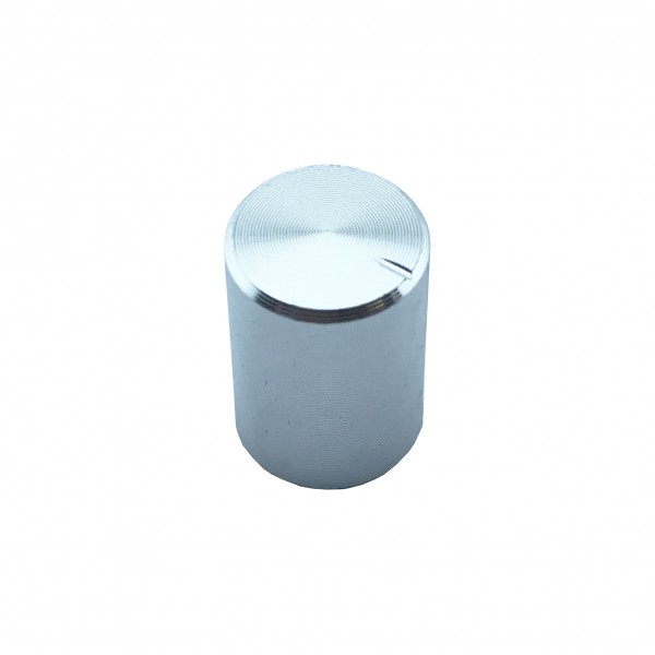 Potmeterknop Zilver - klein