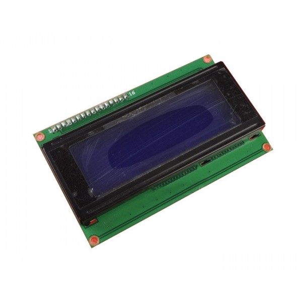 LCD Display 20*4 characters with white text and blue backlight