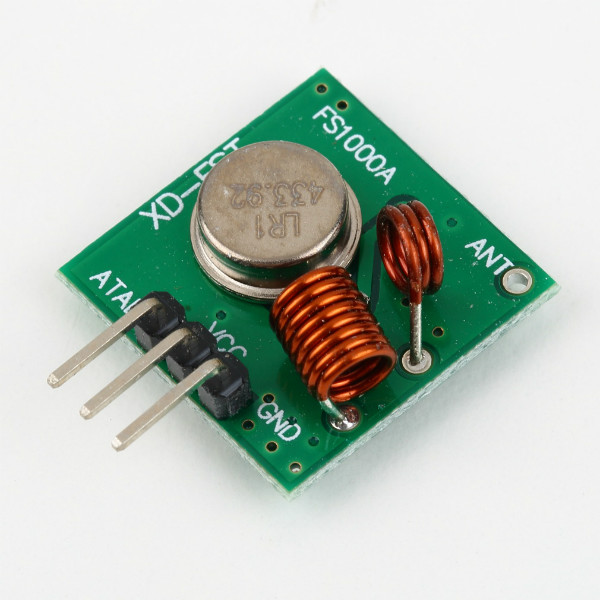 433MHz RF transmitter en receiver link kit