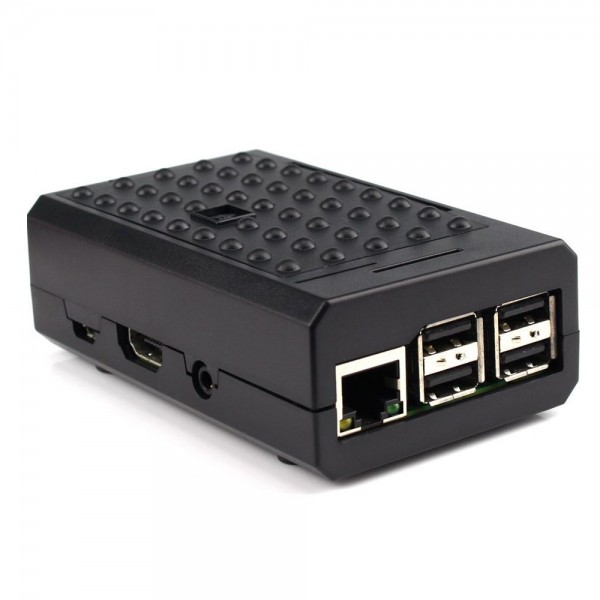 Raspberry Pi 2-3(B) Behuizing - Zwart - Optie voor camera