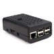 Raspberry Pi 2-3(B) Behuizing - Zwart - Optie voor camera