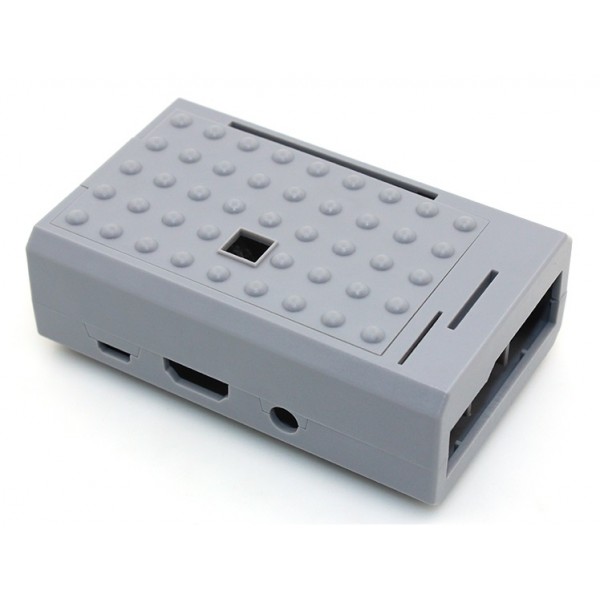 Raspberry Pi 2-3(B) Behuizing - Grijs - Optie voor camera