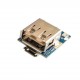 USB DC-DC converter 1000mA met Li-ion Laad- en Protectiecircuit