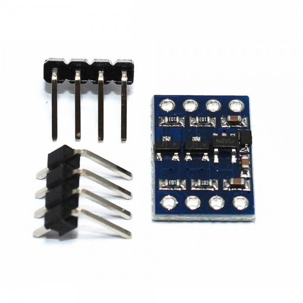 I2C-UART Bi-Directional Logic Level Converter 5V-3.3V 2-channel with supply