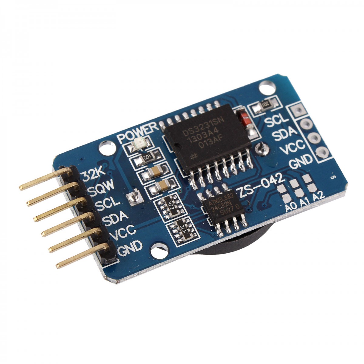 RTC DS3231 met AT24C32 eeprom incl. Batterij - DS3231