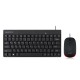 Perixx Wired USB Mini Keyboard and Mouse - PERIDUO-212