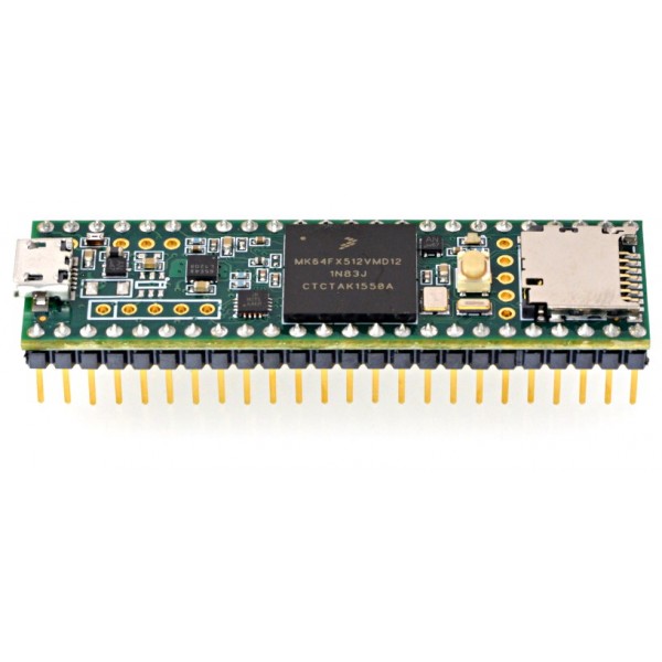 Teensy 3.5 met Gesoldeerde Headers