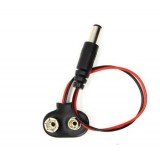 9V Batterij Clip met DC Jack
