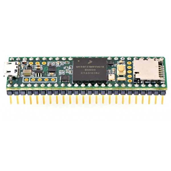 Teensy 3.6 met Gesoldeerde Headers