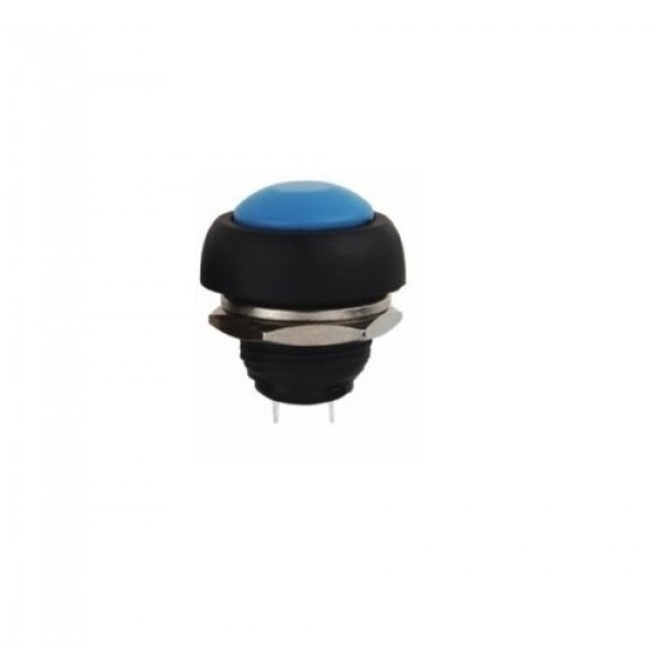 Blue Push button 12mm - Reset - PBS-33B