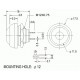 Black Push button 12mm - Reset - PBS-33B